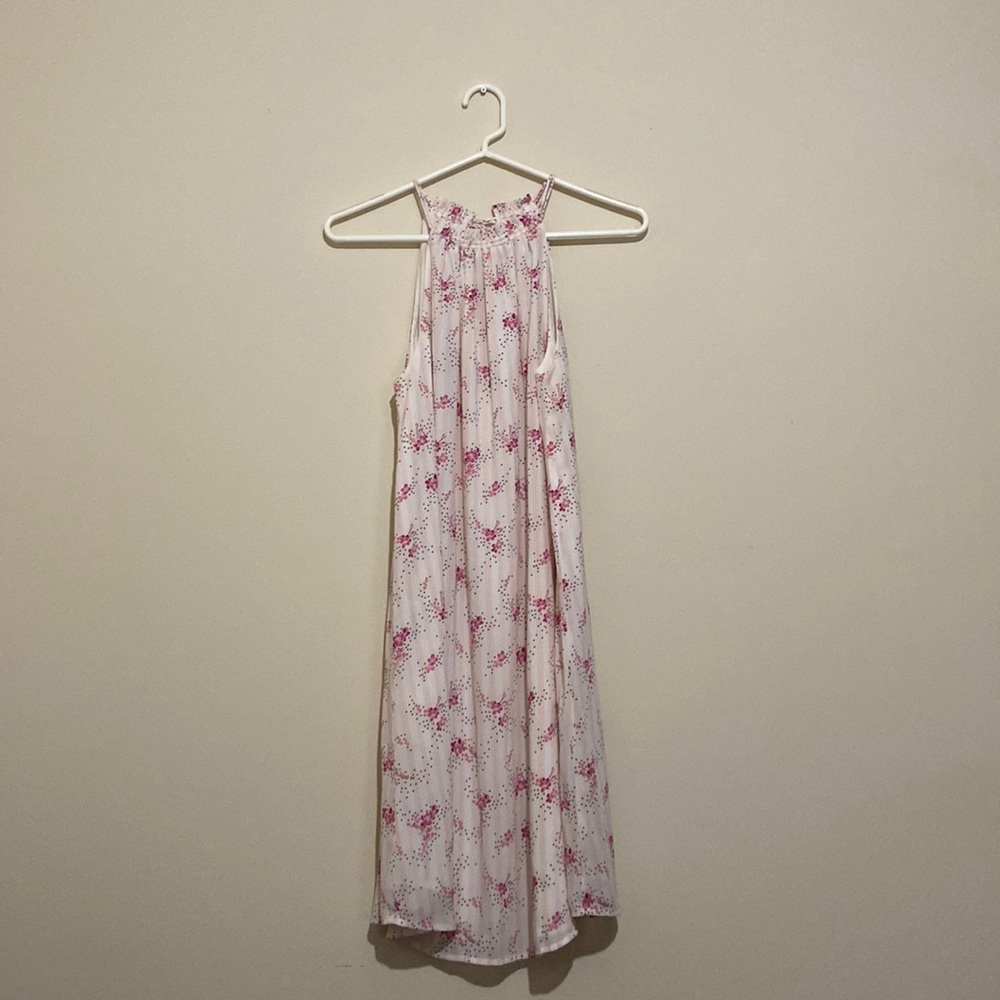 Floral halter Loft dress
